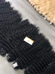 Extensiones de Cabello Virgen Remy de Doble Trama con Cutícula Alineada del Proveedor, Estilo Liso Sedoso y Ondulado, Cabello Natural Crudo de Vietnam, Diversos Tipos - Product Image 4