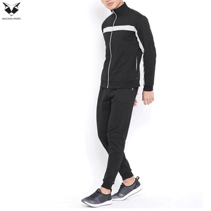 Latest Product White & Black Solid Color Sweatsuit <b>Set</b>, Top Seller Hand Made Best Material Product Men Sweatsuit - Product Image 2