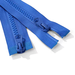 Personnalisé 5 #   Fermeture éclair double en résine écologique pour doudounes et manteaux longs pour enfants – Accessoire de fermeture éclair - Product Image 2