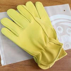 Premium Quality Cowhide Grain Leather <b>Driving</b> <b>Gloves</b> Heavy Duty Industrial Safety Hand Protection Gardening <b>Gloves</b> - Product Image 5