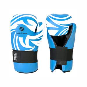 Gants semi-contact en gros avec rembourrage en mousse durable pour le Taekwondo, le Karaté et les arts martiaux – Gants semi-partial pour le sparring - Product Image 5