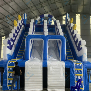 Manufacturer THUY LINH Commercial PVC <b>Inflatable</b> Water Slide Bounce <b>House</b> Kids Home Use Jump Bouncer Pool Blower 500kg Premium - Product Image 4