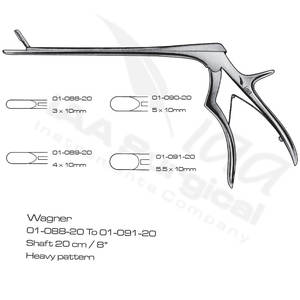 Ensemble de forceps à perforation vertébrale Ferris Smith Kerrison de qualité supérieure en acier inoxydable, instruments chirurgicaux CE - Product Image 1