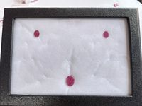 Natürliches Liberianisches Rubin-Anhänger-Ohrring-Set, 8,25 Karat, luxuriöser Damenschmuck, 100 % Edelmetall, echter roter Rubin, ohne Kette