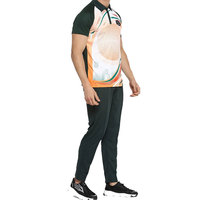 Uniformes de cricket pour hommes de grande taille, respirants, de haute qualité, avec logo personnalisé imprimé, 100% polyester, vêtements de sport
