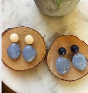 Pendientes de Resina Modernos, Joyería Artesanal Única, Accesorios de Moda Ligeros, Venta al por Mayor para Mujeres, Estilo Islámico - Product Image 1