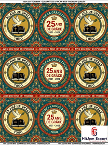 Customized African Wax Print Fabric Manufacturer for Church Anniversary Convention Celebration Fundraising Events - Product Image 4