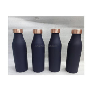 Engraved Copper Water <b>Bottle</b> Premium Handmade Ayurvedic Tamra Jal Eco Friendly Durable <b>Flask</b> for Office Travel and Fitness - Product Image 6