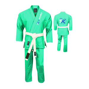 ชุดยูนิฟอร์ม BJJ Jiu Justice ผ้าฝ้ายสีขาว ระบายอากาศได้ดี 100% น้ำหนัก 360 กรัม ทนทาน 5KINGZ SPORTS ชุดกีฬาศิลปะการต่อสู้ ราคาประหยัด - Product Image 3