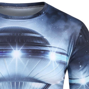 Camiseta DTG de Primera Calidad en Felpa de Poliéster/Algodón, Cómoda y Elegante, de Secado Rápido, Suave y Transpirable, para Hombre - Product Image 4