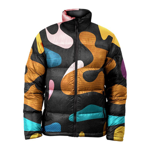 Chaqueta Acolchada de Poliéster y Lana con Relleno, Sublimable, Cortavientos, Transpirable, Ecológica, con Cremallera, para Invierno, Suministro OEM, Precio Mayorista - Product Image 1