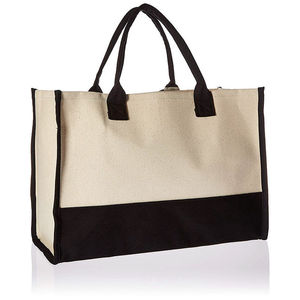 Custom Logo Eco-Friendly Recycled Cotton Canvas <b>Large</b> Size <b>Beach</b> Shopping Tote <b>Bag</b> Reusable Sublimation Printed <b>Bag</b> Promotional - Product Image 3