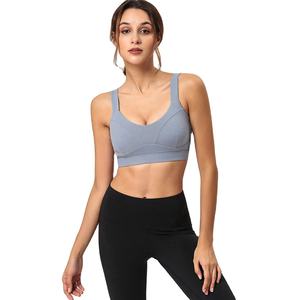 Soutien-gorge de sport à maintien élevé pour femmes, vente en gros, vêtements de sport actifs pour la salle de sport, soutien-gorge de fitness respirant, grande taille, respirant, personnalisé - Product Image 3