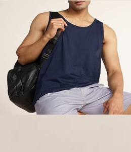Wholesale Men Lightweight Gym Tank Top Casual Sportswear Quick Dry Breathable Sports Vest Custom logo Basketball <b>Running</b> <b>Singlet</b> - Product Image 5