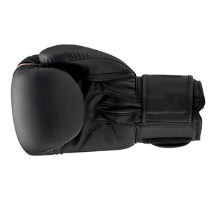 Gants de boxe professionnels de haute qualité OEM en cuir noir 14oz, prix de gros pour le sport et l'entraînement - Product Image 2