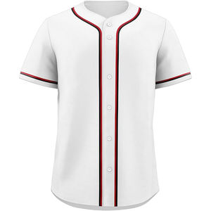 Maillots de baseball de qualité supérieure en tissu polyester premium avec technologie de transport de l'humidité, coupe athlétique ajustée pour la performance - Product Image 1