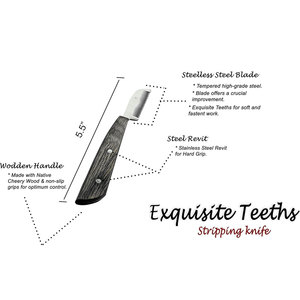 Cuchillo Profesional para el Cuidado de Mascotas, para Eliminar Pelo Suelto y Recortar, Cuchillo Resistente para Perros y Gatos - Product Image 4
