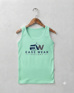 EASE WEAR FACTORY 2026 Nueva Moda Top de Tirantes Finos a Rayas para Mujer, Cuello Redondo, Tejido Transpirable, Ecológico, Casual - Product Image 1