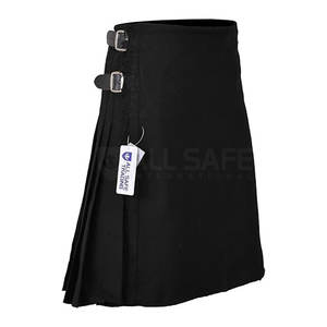 Kilt en mélange de laine de luxe fabriqué à la main édition collectionneurs européens course plissage méticuleux coutures renforcées sangles réglables - Product Image 1