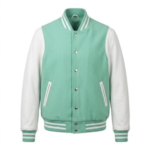 <b>Men's</b> Black <b>Suede</b> Varsity <b>Jacket</b> Turn-down Collar Button Front Regular Fit Preppy Style Autumn Solid Color - Product Image 4
