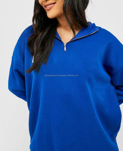 Nuevo diseño personalizado sudaderas con capucha mujeres sudaderas con capucha en blanco mujeres Casual manga larga pulóver Tops Casual sólido tejido sudaderas con capucha para mujer - Product Image 4