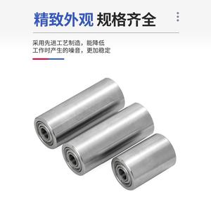 Poulie de renvoi plate en acier inoxydable FA, rouleau de pression non motorisé à double roulement 12-35 pour scellage de courroie - Product Image 5