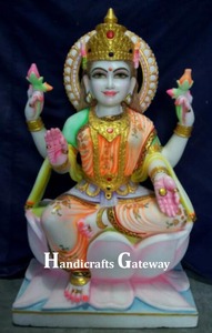 Statuette en marbre indien blanc, statue de déesse du marbre indien, ganbangladesh, lxmi Durga Hanuman - Product Image 4