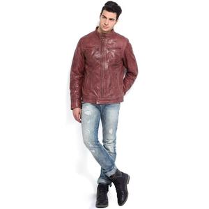 <b>Top</b> Selling Men's Spring <b>Leather</b> Jacket <b>High</b> Street Style Waterproof Windproof Eco-Friendly OEM Service - Product Image 6