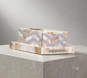 Juego de Quemadores de Incienso con Incrustaciones de Madreperla Hechas a Mano, Porta Incienso Árabe Bakhoor, Decoración de Aromaterapia para Uso Religioso - Product Image 1