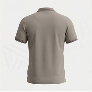 เสื้อโปโลผู้ชายคุณภาพสูง ผ้าฝ้ายระบายอากาศได้ดี ไซส์ใหญ่ บริการ OEM ชุดกีฬาประสิทธิภาพสูง สีตามสั่ง - Product Image 2