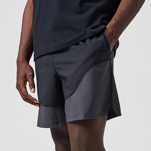 Shorts de course pour hommes de qualité supérieure, coton/polyester, écologiques, anti-rides, séchage rapide, légers, pour la salle de sport et l'entraînement - Product Image 1