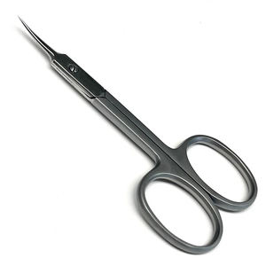 Tijeras Rusas para Cutículas, Tijeras de Precisión con Punta Curva para Cutículas, Acero Inoxidable, Herramienta de Manicura y Pedicura - Product Image 1