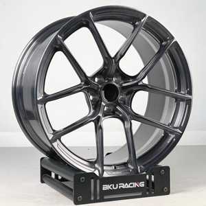 Rines Bku 5x130 Forjados para <span class=keywords><strong>Porsche</strong></span> 911 944 997 991 GT3 GT2 RS Carrera 968 <span class=keywords><strong>928</strong></span> 18 19 20 21 Pulgadas, Rines de Aleación Completamente Cepillados - Product Image 4