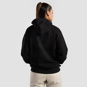 Sweat-shirts surdimensionnés pour femmes avec logo personnalisé, vêtements décontractés, 100% coton, sweat-shirt surdimensionné pour femmes en vente en ligne - Product Image 3
