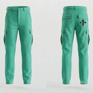 Pantalones Casuales de Seis Bolsillos para Hombre con Logotipo Personalizado, Cintura Media, Material Poliéster/Algodón, Secado Rápido y Transpirable, por RIVIAN ATLANTIC - Product Image 1
