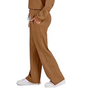 Survêtement en velours violet personnalisé pour homme, avec sweat à capuche et pantalon de jogging, imprimé délavé à l'acide, collection automne 2026, vente en gros - Product Image 3