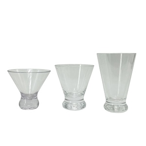 Verre à cocktail en plastique transparent incassable, verre à martini - Product Image 3