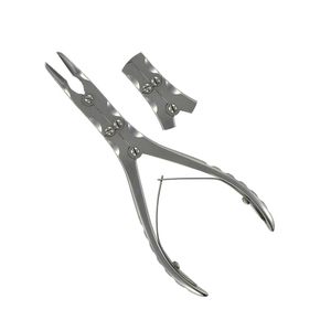 Rongeurs à os double action en acier inoxydable allemand de qualité supérieure, instruments orthopédiques, vente chaude - Product Image 1