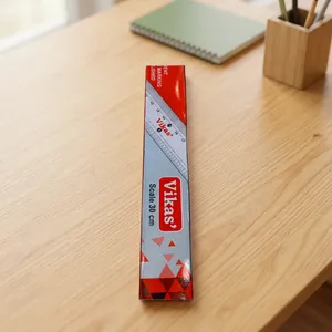 Regla de Plástico Vikas de Alta Calidad de 30 cm de Largo, Duradera, para Estudiantes, Escuelas, Oficinas e Instituciones Educativas, en Venta - Product Image 3