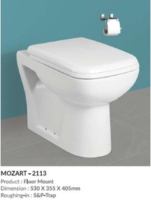 WC sur pied 530x355x405mm avec siphon S ou P - Product Image 3