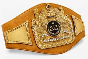 เข็มขัดโชว์หนังแท้ระบายอากาศได้ดีสำหรับแชมป์ MMA UFC เทควันโด ยูโด มวย สายยาว แบบ unisex - Product Image 4