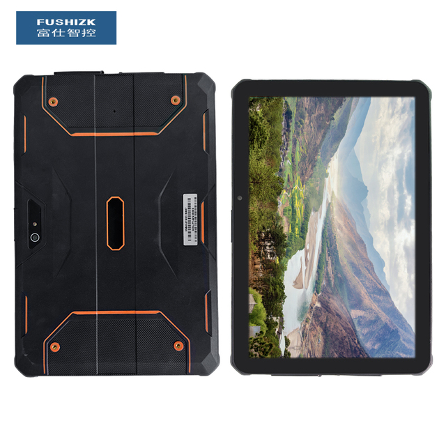 Thin-Bezel Tablet Industrial 10-Inch Android 14 IP68 Waterproof  with 8000mAh NFC SIM Card Slot 4G-Rugged Android Tablet