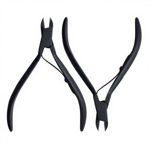 Cortaúñas de color negro Productos de uñas ecológicos de buena venta hechos de acero inoxidable Cortaúñas para cutículas de Beauty Concept - Product Image 1