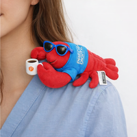 Peluche magnétique pour réfrigérateur, en forme d'animal, pour enfants, unisexe, en tissu de coton