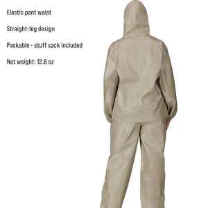 Chaqueta Impermeable Beige Universal con Capucha para Senderismo y Viajes al Aire Libre, Uso Casual - Product Image 6