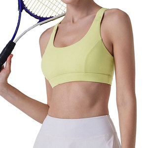 Soutien-gorge de sport confortable et tendance pour femme, respirant, séchage rapide, maintien élevé, logo personnalisable sur le devant, idéal pour le fitness - Product Image 1