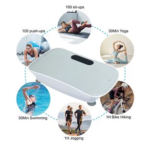 Unisex Grey033 pazzo Fitness massaggio corpo agitazione macchina 10-frequenza di vibrazione silenziosa piattaforma per la perdita di peso di bruciare i grassi - Product Image 4