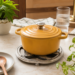 Apple Metal Trivet | Heat Resistant Hot Pot <b>Stand</b> Table Protector | Decorative Kitchen Dining Cookware Holder Home Countertop - Product Image 4