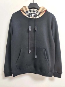 High Quality Fashion Trend Women's and Men's Sweatshirt Hoodie Plaid Hooded <b>Jumper</b> Patchwork Casual Kangaroo Pocket Hoodie - Product Image 3