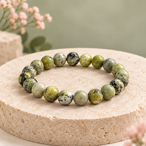 Bracelet en pierre naturelle améthyste quartz poli, perles classiques unisexes de forme ronde, bijoux pour tous les jours - Product Image 3